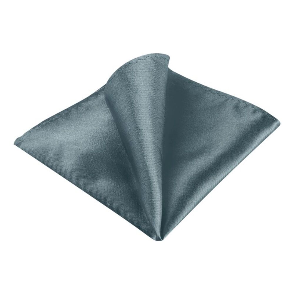 Men's Pocket Squares Handkerchiefs Solid Color One Size Dark Gray